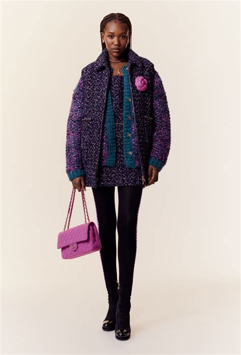 chanel purple jacket